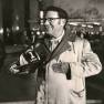 Irwin Allen with Fireman Helmet