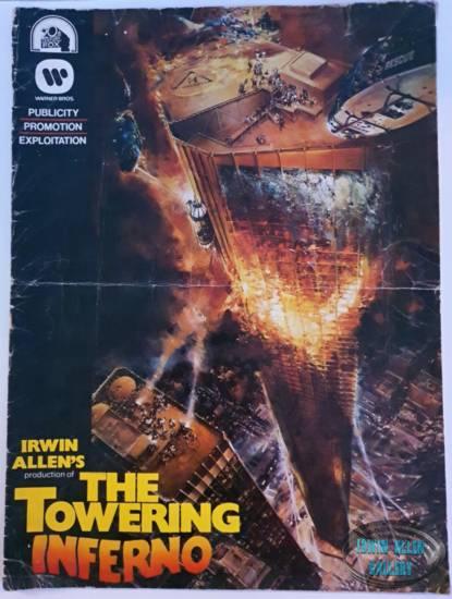 Large Towering Inferno Pressbook Cover
