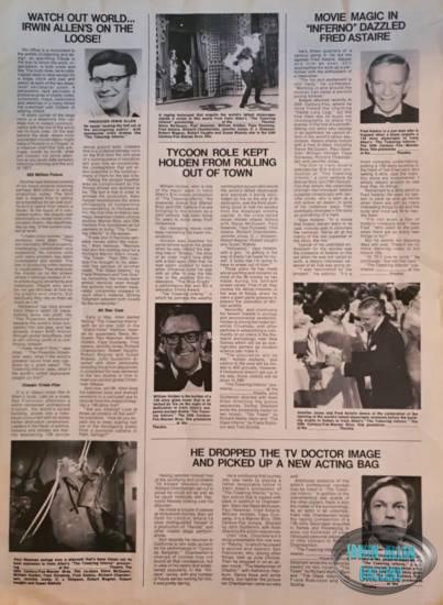 Large Towering Inferno Pressbook