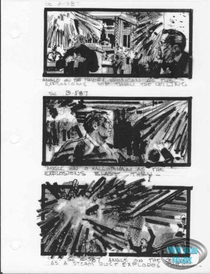Scene 587 - Explosions rip through ceiling