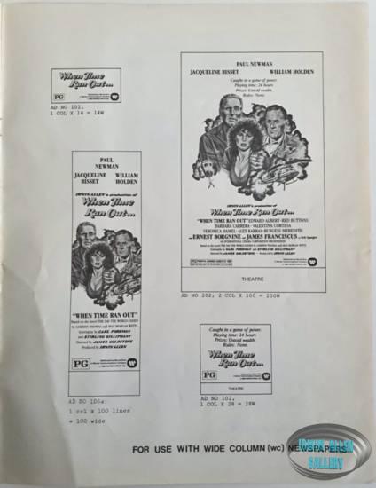 When Time Ran Out Pressbook