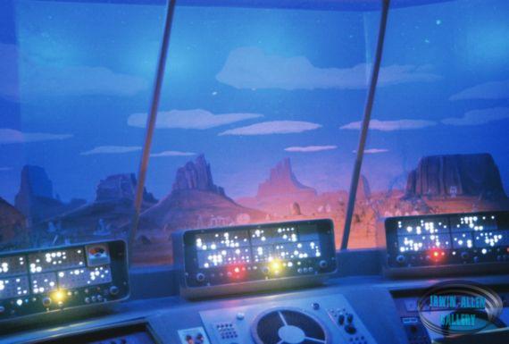 Jupiter 2 Replica Flight Console at Night