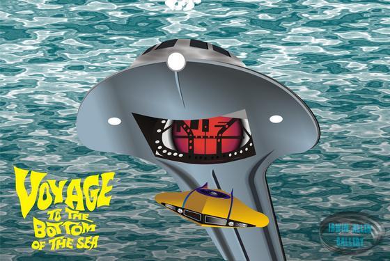 Flying Sub Leaves Seaview
