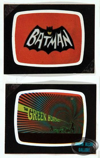 Batman and Green Hornet Stickers