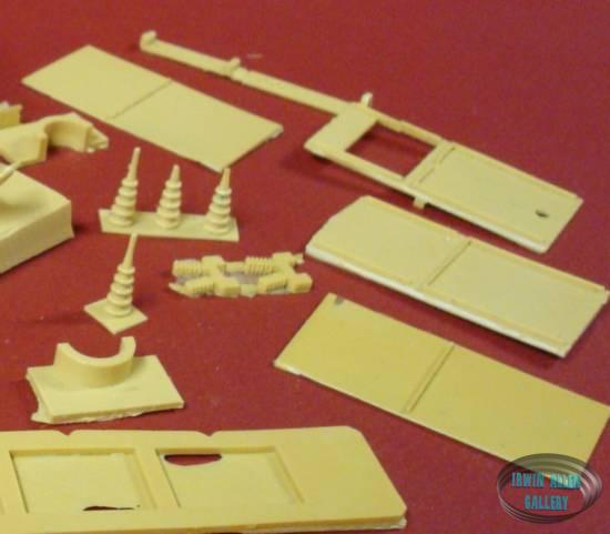 Lunar Models Fujimi Time Tunnel Model Kit Pieces