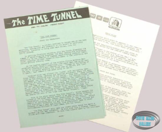 The Time Tunnel Press Kit Papers