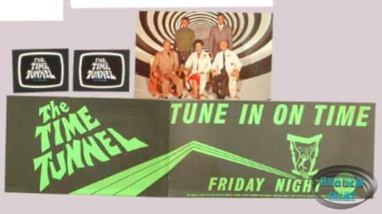 The Time Tunnel Press Kit Stickers and Card