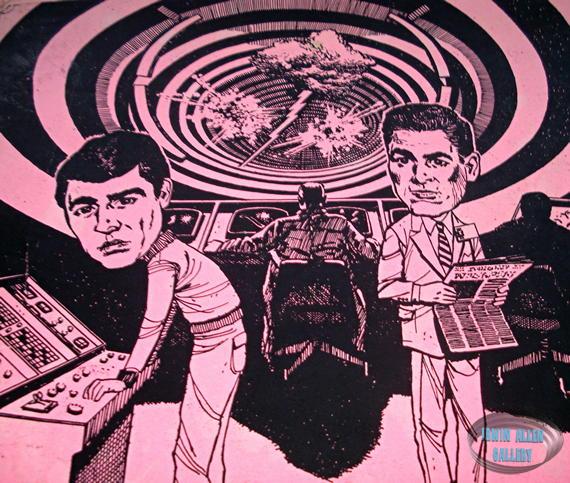 Time Tunnel Press Kit Folder Art by Stan Dunlap