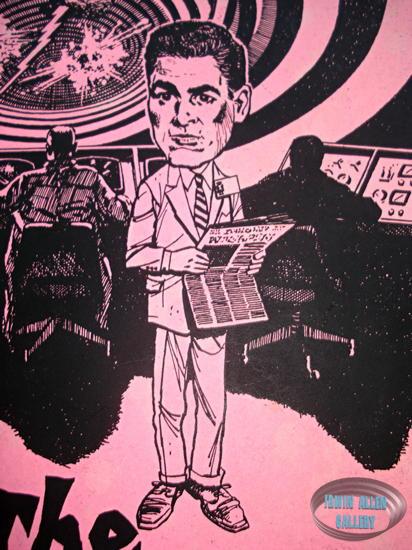 Time Tunnel Press Kit Folder Art by Stan Dunlap