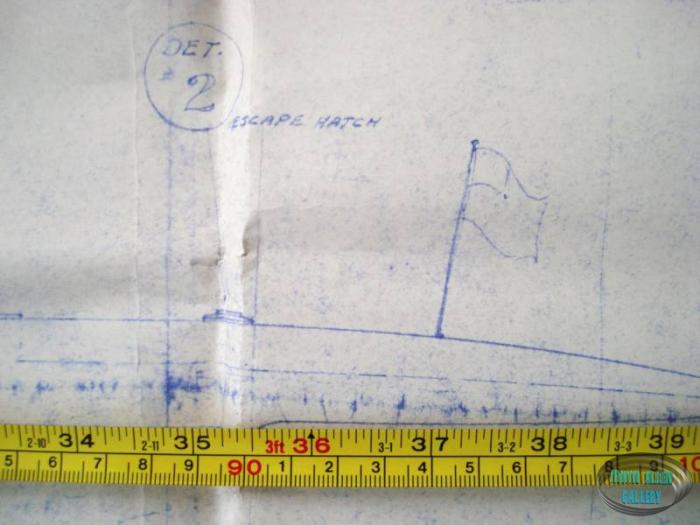 Movie Seaview Miniature Blueprint