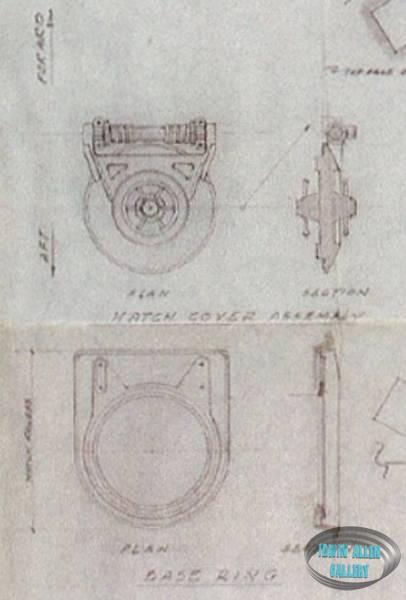 Original Seaview Hatch Design Blueprint