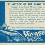 Donruss Voyage to the Bottom of the Sea Card Back #21