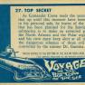 Donruss Voyage to the Bottom of the Sea Card Back #27
