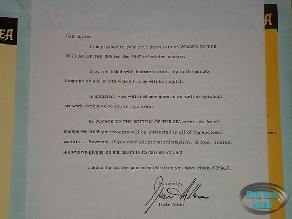 Irwin Allen Letter