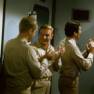 Robert Dowdell, Richard Basehart and David Hedison enjoy the show