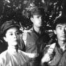 Del Monroe with Pilar Seurat and George Takei in Silent Saboteurs