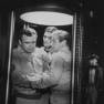 Terry Becker, David Hedison and Richard Basehart
