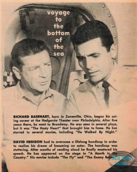 Richard Basehart and David Hedison